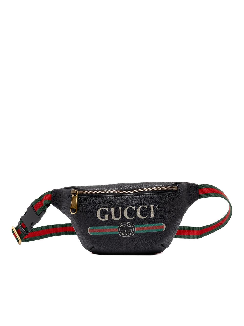 Gucci Small Grained Calfskin Web Logo #366403G63B